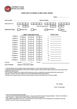 mail order d&uuml;zenli &ouml;deme formu