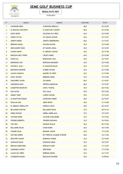 3EME GOLF BUSINESS CUP