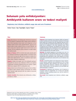PDF - Solunum yolu enfeksiyonları