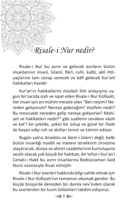 Risale-i Nur nedir?