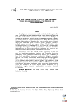 Nur Dağı (Gavur Dağı)