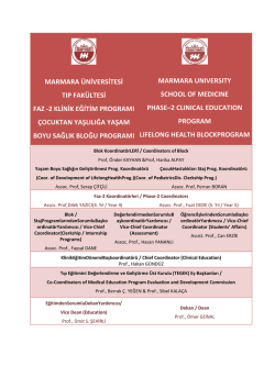 marmara &uuml;niversitesi tıp fak&uuml;ltesi faz