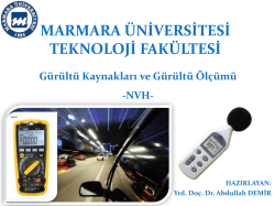 gurultu kaynakları ve testlerı_2014-2015