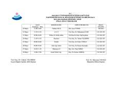 Yrd. Do&ccedil;. Dr. Tahsin YILDIRIM - Aksaray &Uuml;niversitesi Eğitim Fak&uuml;ltesi