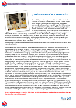 3 Yaş B&uuml;lteni - (4.2014)