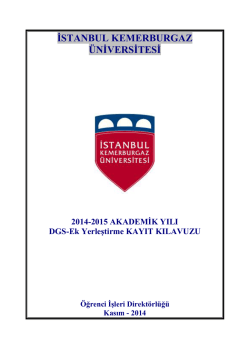 linke - İstanbul Kemerburgaz Üniversitesi