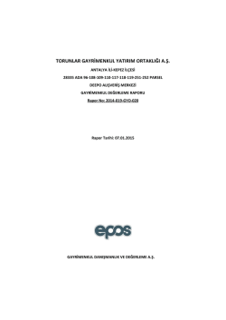 torunlar gayrimenkul yatırım ortaklığı a.ş.