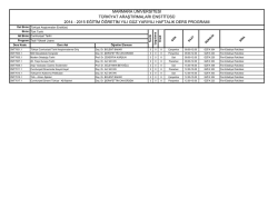 marmara &uuml;niversitesi t&uuml;rkiyat araştırmaları enstit&uuml;s&uuml; 2014