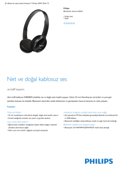 Product Leaflet: Kulak &uuml;st&uuml; Siyah Bluetooth stereo kulaklık