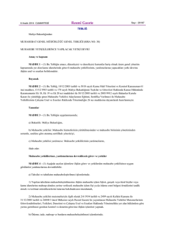 muhasebe yetkililerince yapılacak yetki devri muhasebat genel