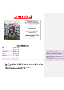 Bilgilendirme Sayfası