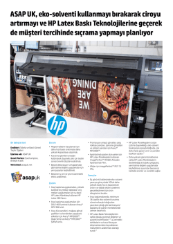 HP Latex 300 Printer | IT case study | ASAP UK | HP