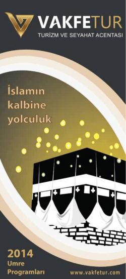 444 8 VKF - VAKFE TUR Turizm ve Seyahat Acentası | Hac