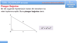 &Ouml;ZEL &Uuml;&Ccedil;GENLER DİK &Uuml;&Ccedil;GEN - Antrenmanlarla Matematik
