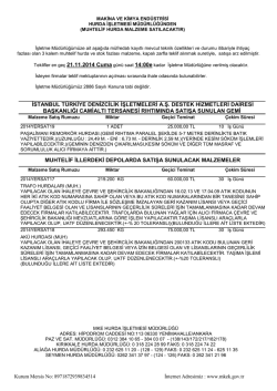 21 kasım 2014 tarihli akü,trafo,paşalimanı remorkör hurdası