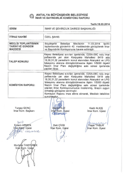 G&uuml;ndemin 31.Maddesi - Antalya Belediyesi