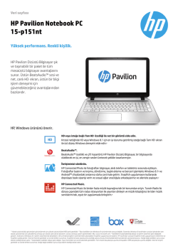PSG Consumer 1C14 Notebook Datasheet