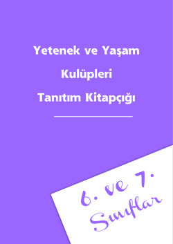 6. ve 7. Sınıflar Kitap&ccedil;ığı