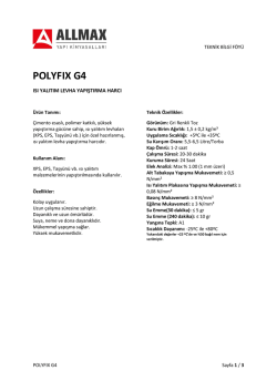 polyfıx g4 - Allmax Yapı Kimyasalları