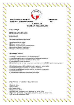 odt&uuml; gv &ouml;zel denizli ilkokulu 2013-2014 eğitim &ouml;ğretim yılı 4. sınıflar