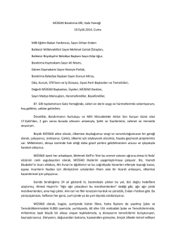 19 Eyl&uuml;l 2014 M&Uuml;SİAD Bandırma GİK Toplantısı