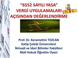 6552 sayılı torba yasa semineri