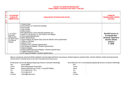 RUHSAT VE DENETİM M&Uuml;D&Uuml;RL&Uuml;Ğ&Uuml;