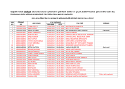 Staj I - Geomatik M&uuml;hendisliği B&ouml;l&uuml;m&uuml;