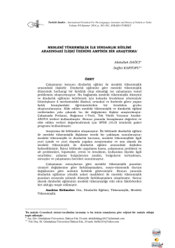 Tam Metin (PDF) - Turkish Studies