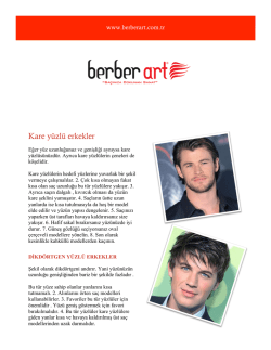 Kare y&uuml;zl&uuml; erkekler