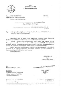 Tas. &Ccedil;oktan vaLıLIGı iı nııııı Eğitim M&uuml;d&uuml;rl&uuml;ğ&uuml;