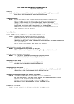 YUNUS -S ARAŞTIRMA GEMİSİNİN MUHTELİF BAKIM ONARIM İŞİ