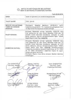 G&uuml;ndemin 25.Maddesi - Antalya Belediyesi