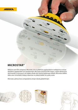 mıcrostar - Mirka Zımpara