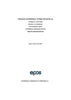 torunlar gayrimenkul yatırım ortaklığı a.ş.