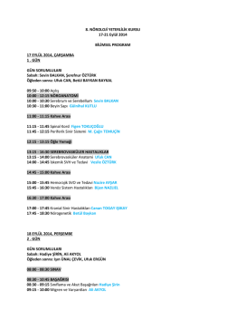 8. NÖROLOJİ YETERLİLİK KURSU 17