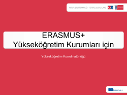 Y&uuml;ksek&ouml;ğretim Alanında Stratejik Ortaklıklar Sunumu