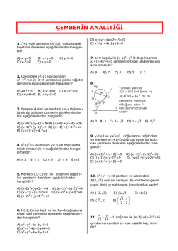 &ccedil;ember analitik