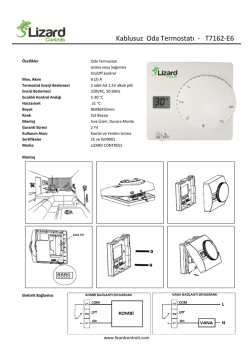 Termostat Katalogları.xlsx - Otomasyon Kontrol Market