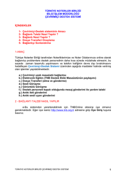 TNB NTR Hizmetleri - T&uuml;rkiye Noterler Birliği