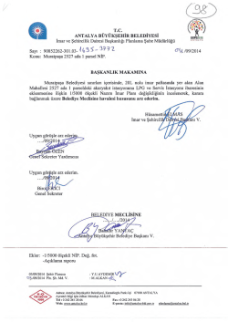G&uuml;ndemin 98.Maddesi - Antalya Belediyesi