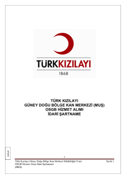 osgb idari şartname muş
