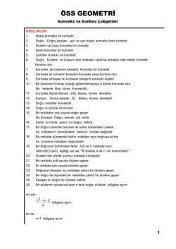 &Ouml;SS GEOMETRİ - www.omersencar.com