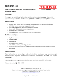 TEKNOREP 530 - Tekno Yapı Kimyasalları