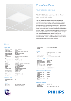 CoreView panel RC165V g&ouml;mme aydınlatma armat&uuml;r&uuml;