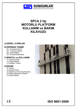 TEK KİŞİLİK - Sungurlar Asma İskele San. Tic. ve A.Ş