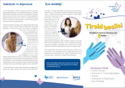 Anksiyete ve depresyon