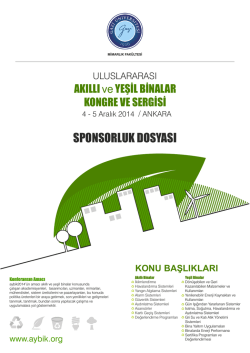 Sponsorluk Dosyası İndir