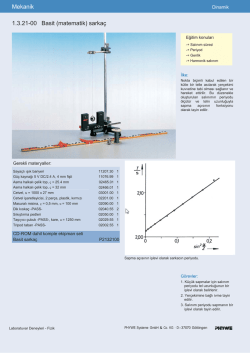 Mekanik 1.3.21-00 Basit (matematik) sarka&ccedil;