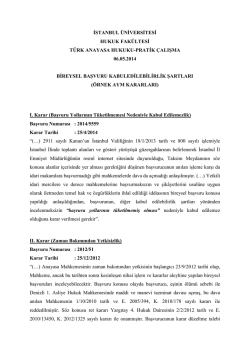 (TEK NUMARALI &Ouml;ĞRENCİLER) PRATİK &Ccedil;ALIŞMA (02 Mayıs 2014